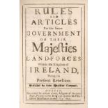 Ireland. Rules and Articles for the better Government of their Majesties Land-Forces, 1691