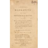 Holwell (J. Z.). A Genuine Narrative of the Deplorable Deaths..., 1st edition, 1758