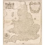 England & Wales. Walton (Robert), A New Map..., England & Wales, 1679