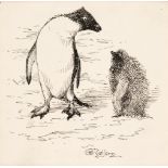 Wilson (Edward Adrian, 1872-1912). Adelie Penguin and Chick