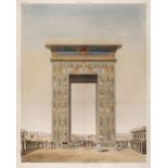 Egypt. Élévation Perspective..., Porte du Sud & Élévation Perspective..., Porte du Nord, circa 1830