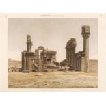 Egypt. 10 engraved views on 8 sheets from Description de l'Egypte, 1820-29