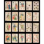German playing cards. Galantes Spiel (Lover's pack), Frankfurt am Main: J.A. Steinberger, circa