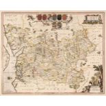 Hampshire & Berkshire. Jansson (Jan), Hantoniae comitatus cum Bercheria, Amsterdam, circa 1648,