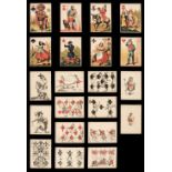 German transformation playing cards. Jeanne l'Hachette, Darmstadt: Frommann & Bunte, c. 1872