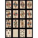 German playing cards. Family of the Paris pattern, Leipzig: Moritz Stoeckel, circa 1825