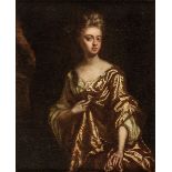 Kneller (Godfrey, 1646-1723), follower of). Portrait of a young lady