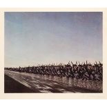 Nevinson (C. R. W., 1889-1946). Column on the March, 1917, colour lithograph, signed