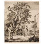 Sandby (Paul, 1731-1809). Eight Landscape etchings, c. 1750-1758, fine, black impressions