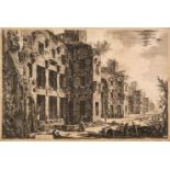 Piranesi (Giovanni Battista, 1720-1778). Baths of Diocletian, & Villa d'Este, Tivoli, 1773-1774