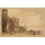 Sandby, P. Windsor Terrace looking Westward, 1776, etching with aquatint and watercolour