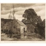 Badmin (Stanley Roy, 1906-1989). Priory Pond, 1932, etching