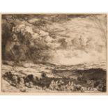 Cheston (Charles Sidney, 1882-1960). Group of 8 landscape etchings