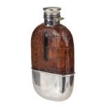 Hip Flask. An Edwardian hip flask by Gorham Co