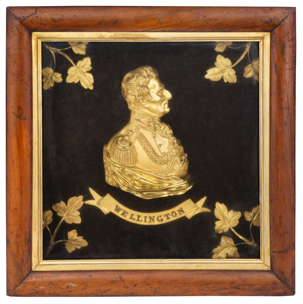 Duke of Wellington. A Victorian ormolu bust of the Duke of Wellington facing right