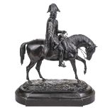 Duke of Wellington. A bronze modelled as the Duke of Wellington on horseback after Edmund Cotterill