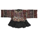 Pakistan/Afghanistan. A collection of 5 beaded jumlo tops, late 19th-mid 20th century