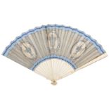 Souvenir fan. The Crescent, Buxton, circa 1790