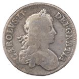 Charles II (1660-1685). Crown, 1671, third bust, V. TERTIO type, fine