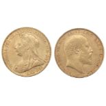 Victoria (1837-1901). Gold Sovereign, 1901, Edward VII, gold Sovereign