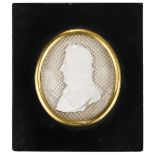 Duke of Wellington. A fine sulphide portrait miniature circa 1820 attributed to Apsley Pellatt