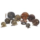 Fishing Reels. Malloch's Patent casting reel and Gray reel