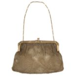 Tiffany & Co. An elegant 14K mesh evening bag made for Tiffany & Co circa 1920