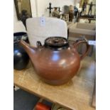 Studio Pottery. A studio pottery oversized teapot