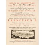 Ruggieri (Francesco). Scelta di Architetture Antiche e Moderne di Firenze, 4 volumes in 2, 1755