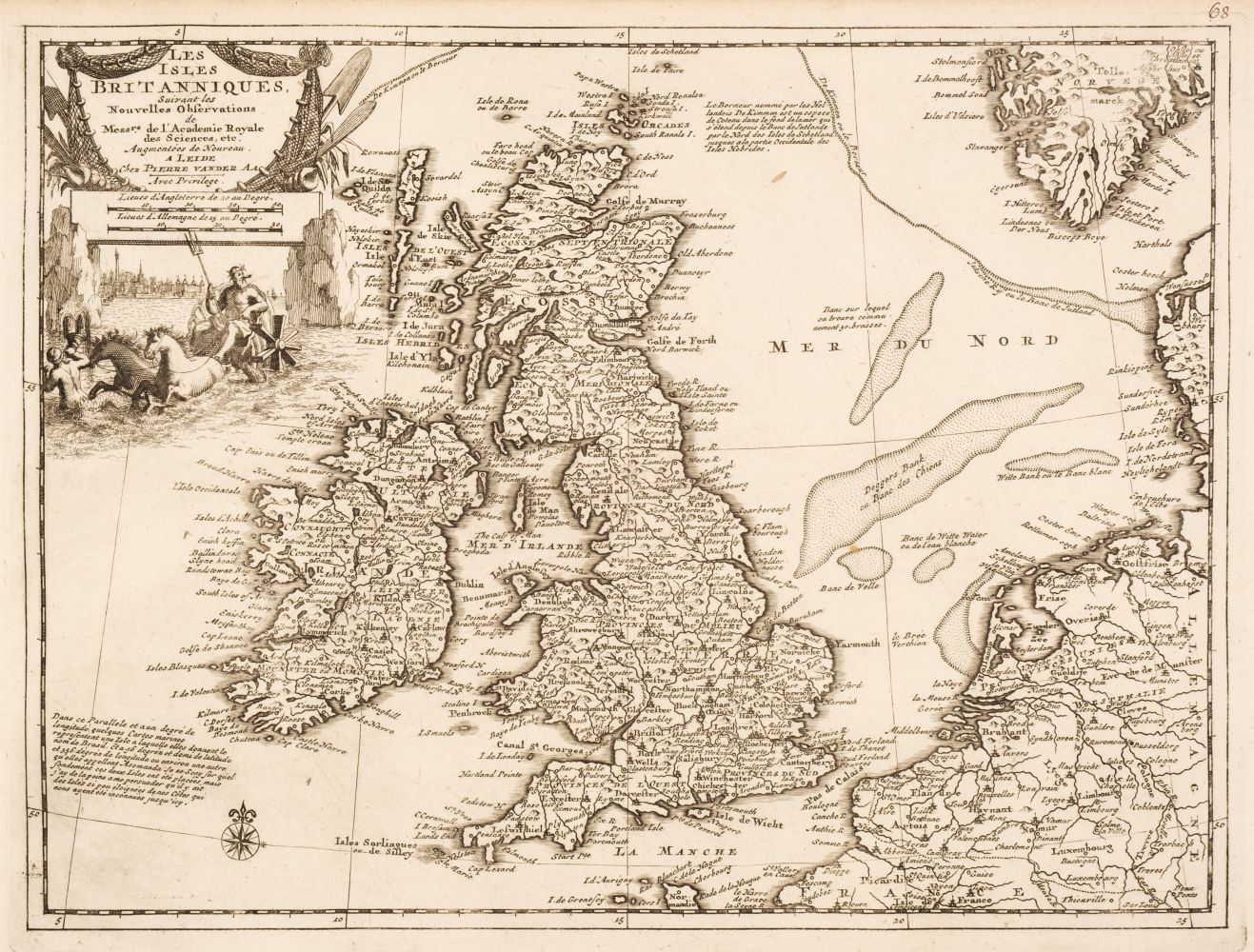 British Isles. A collection of 18 maps, 17th - 19th century