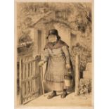 Wales. Rolfe (A.). Sally Jones, Bwlch Hill near Crickhowel, Aged 105, April 10th, 1846