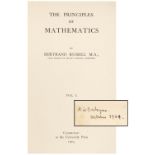 Russell (Bertrand). The Principles of Mathematics, volume 1 [all published], 1st edition, 1903