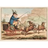 Gillray (James). The Welch Tandem, H. Humphrey, June 21st 1801