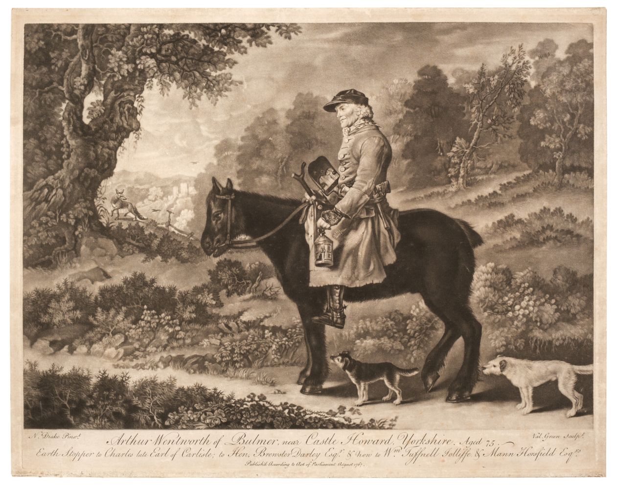 Green (Valentine). Arthur Wentworth of Bulmer near Castle Howard..., 1767 - Image 2 of 2