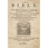 Bible [English]. The Bible, that is the holy Scriptures..., 1599