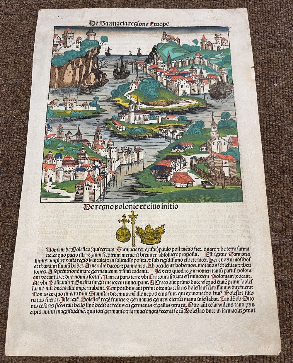 Poland. A mixed collection of 23 prints & maps, 16th - 19th century - Image 2 of 22