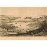 Falmouth. Newman & Co., (lithographers), A View of Falmouth & Neighbourhood, circa 1850