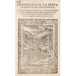 Boccaccio (Giovanni). Il Decamerone di Messer Giovanni Boccaccio, 1590