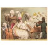 Gillray (James). The Pic-Nic Orchestra, H. Humphrey, April 23rd 1802