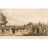 Gleadah (Joseph). Bowling. North East View of the Saracens Head Bowling Green, circa 1830