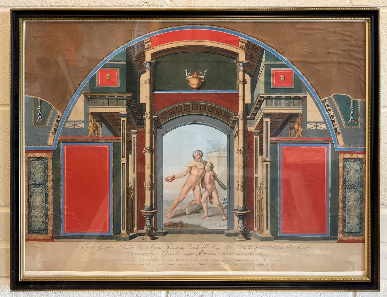 Von Maron (Anton). Two engravings of the Interiors of the Villa Negroni, 1781 & 83 - Image 3 of 4