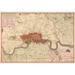 London. Tirion (Isaak), Kaart van Londen..., 1754