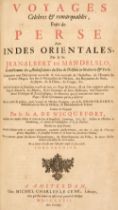 Mandelslo (Jean-Albert de). Voyages, Celebres & Remarquables, 1727