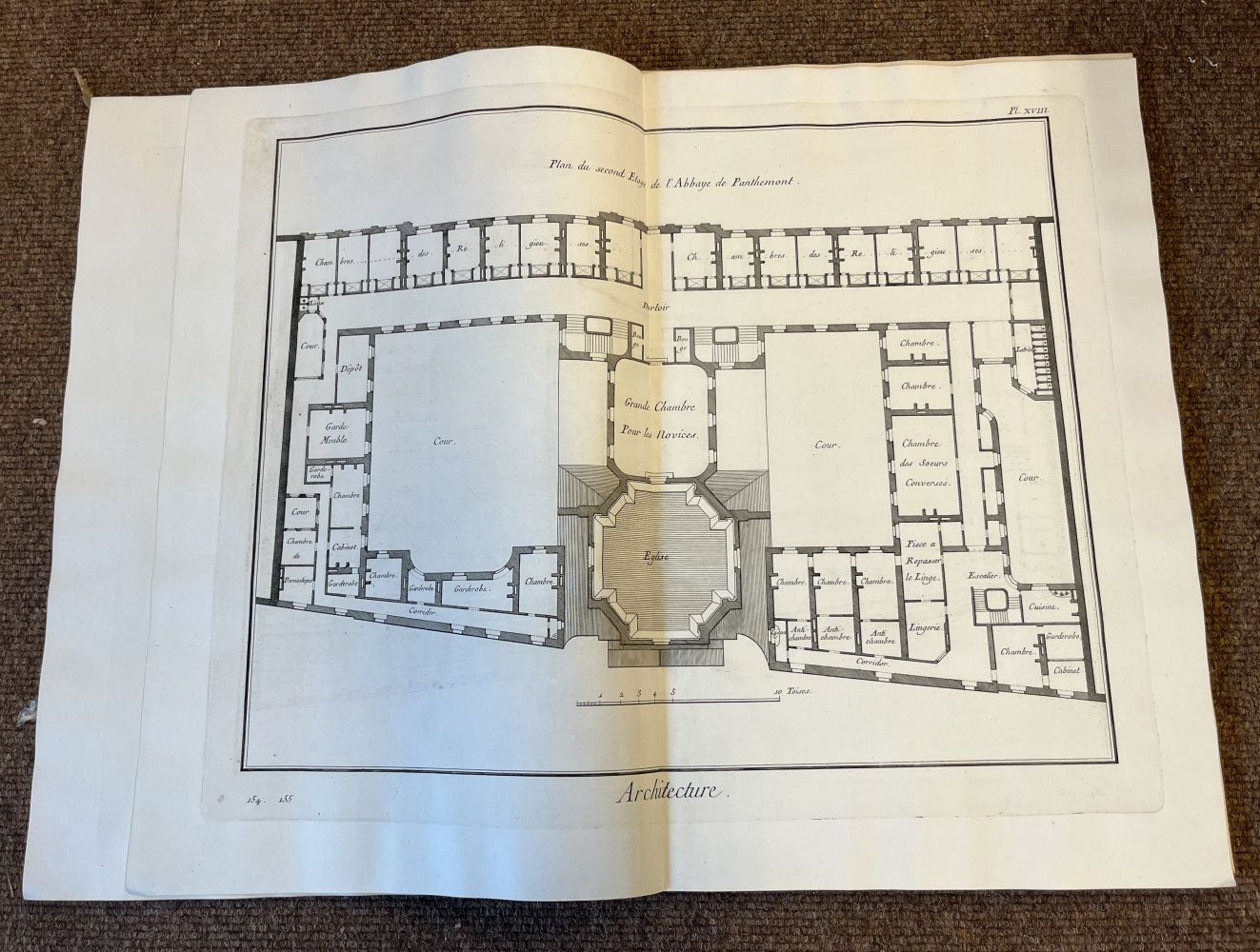 Diderot (Denis). A collection of 68 plates on architecture, 1765 - 72 - Image 7 of 9