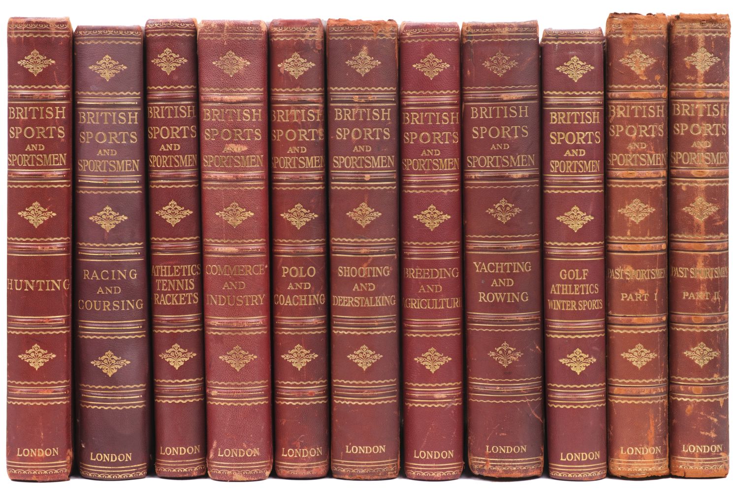 British Sports and Sportsmen. 12 volumes, 1908-1931