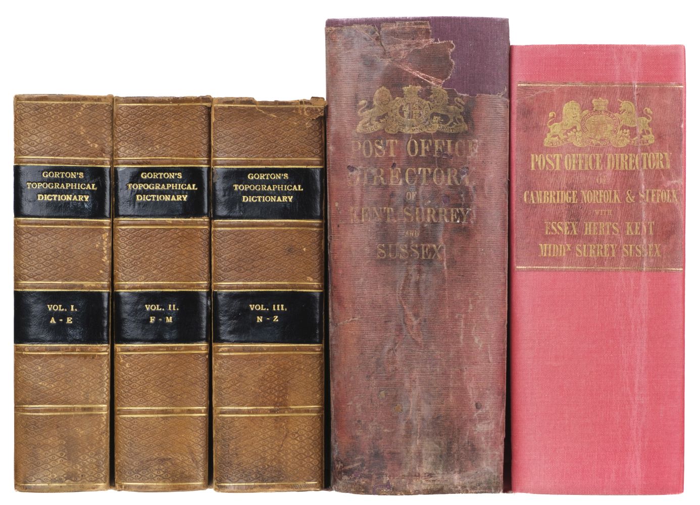 Gorton (John). A Topographical Dictionary of Great Britain and Ireland..., 3 volumes, 1833