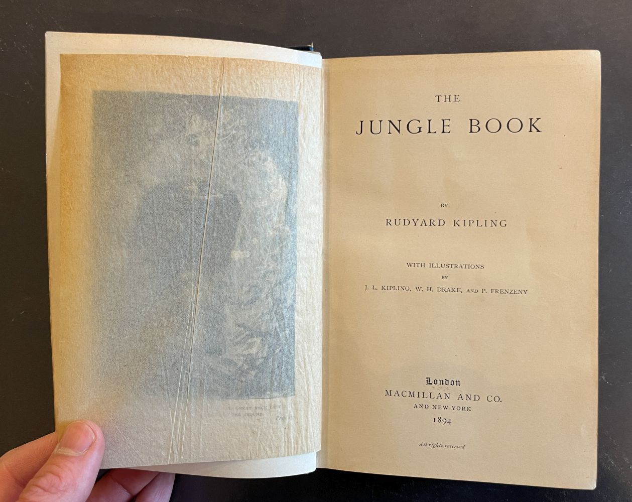 Kipling (Rudyard). The Jungle Book, 1st edition, 1894 - Image 8 of 13