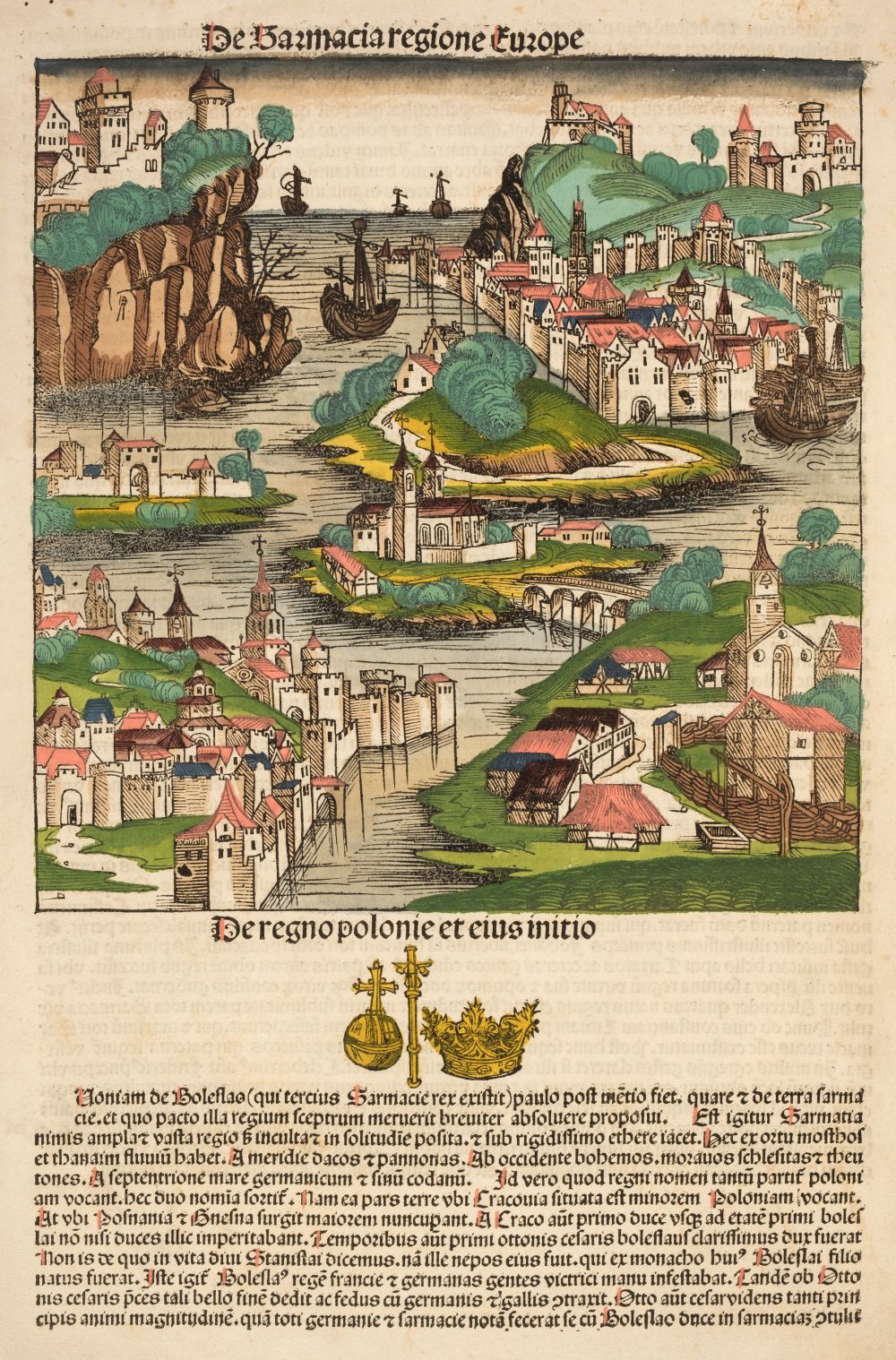 Poland. A mixed collection of 23 prints & maps, 16th - 19th century