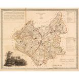 Leicestershire. Darton (William & Dix Thomas). Leicestershire Divided into Hundreds..., circa 1819