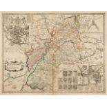 Gloucestershire. Saxton (Christopher & Lea Philip), Glocester-Shire..., circa 1693